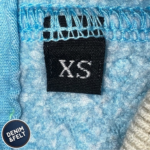 Aviator Nation Women’s Sky Blue Rainbow Rib Sweatpant/Joggers w/ Pockets| EUC🩵🌈 - Picture 13 of 15